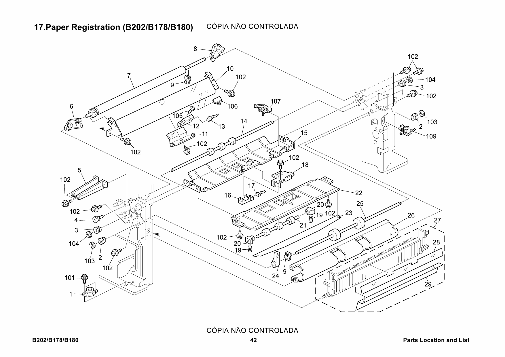 RICOH Aficio 3228C 3235 3245 B202 B178 B180 Parts Catalog-5